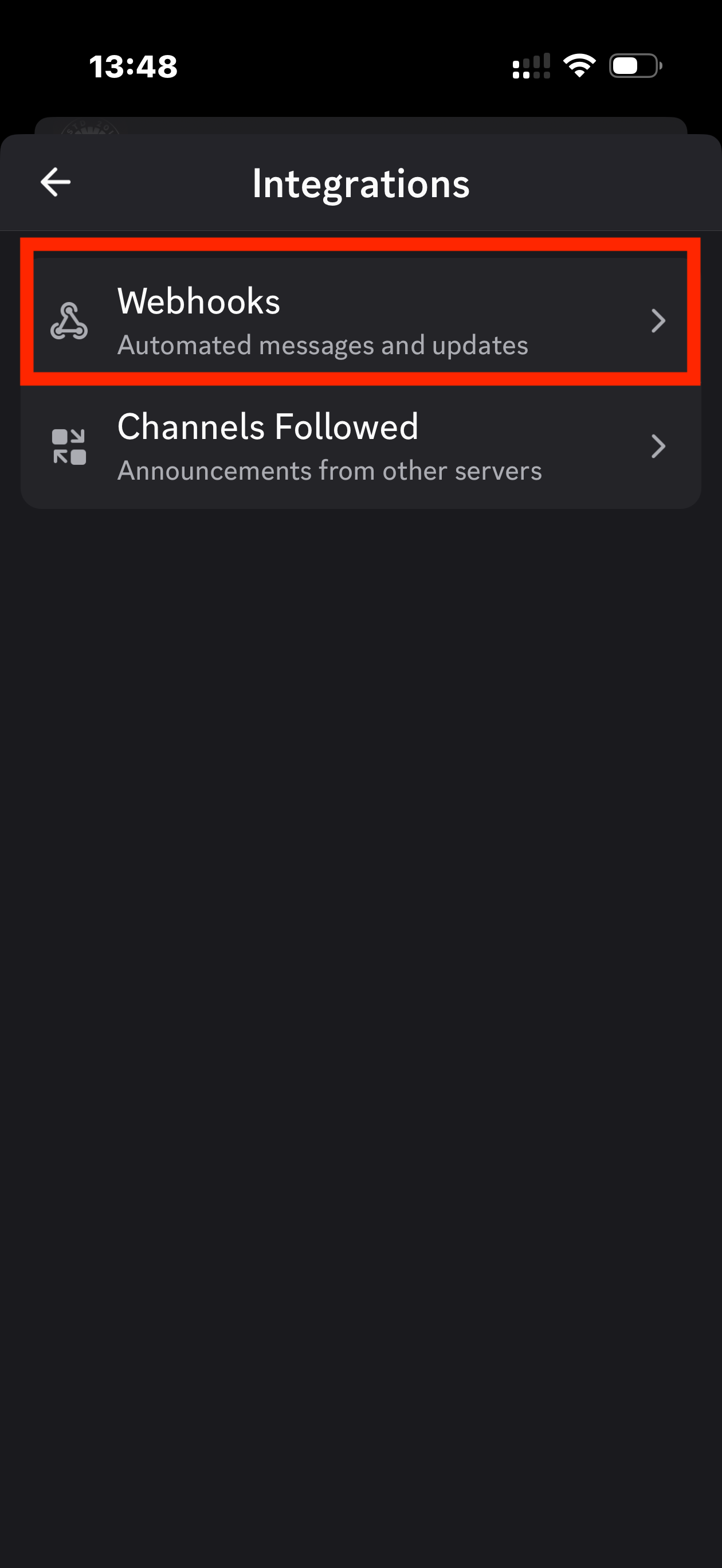 Tap Webhooks